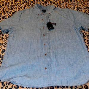 NWT blue Ben Sherman XL button up